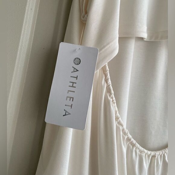 ATHLETA Air Out Cinch Tee Magnolia White 3X - Picture 8 of 10